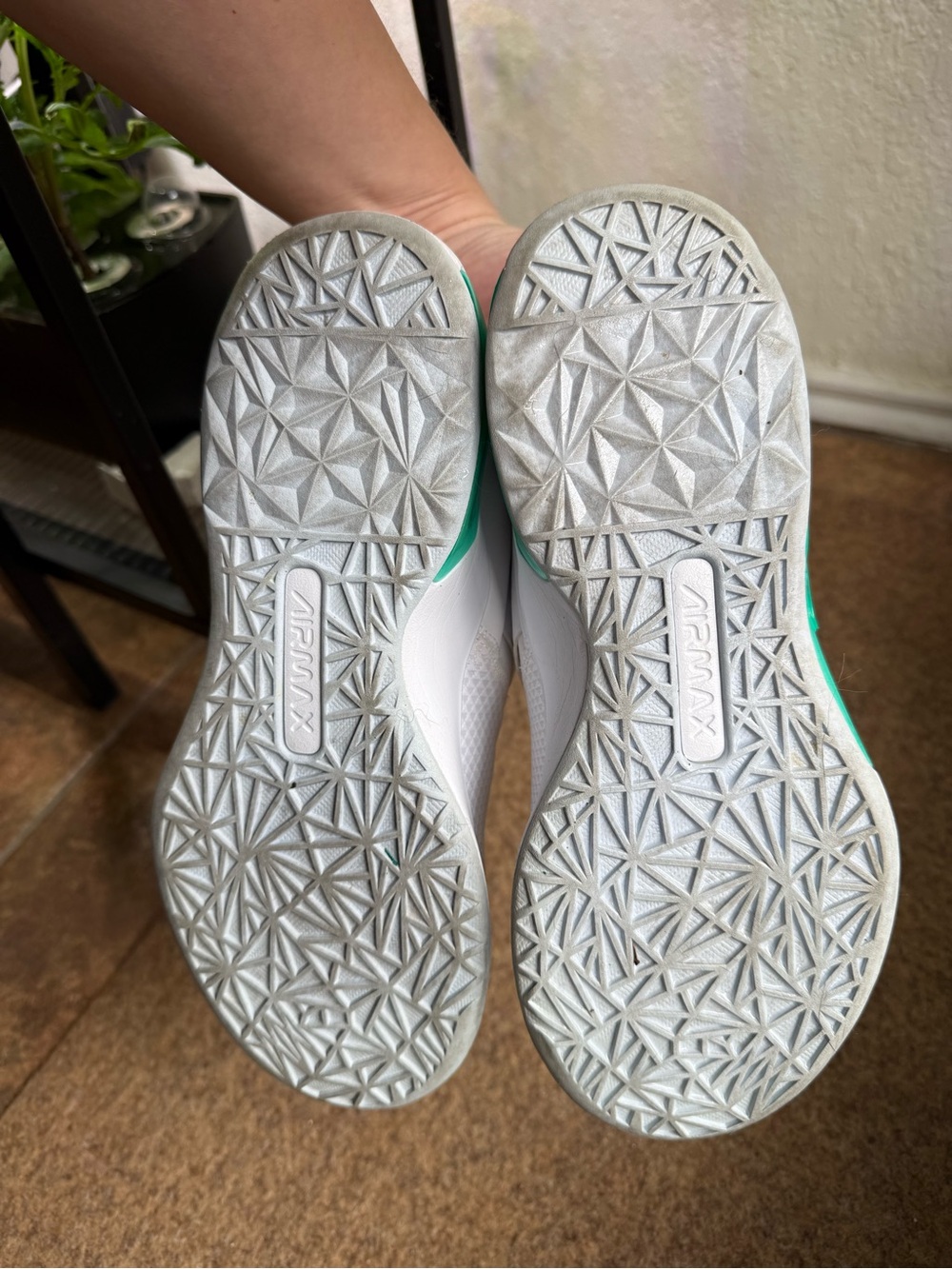 Nike Air Max Bella Training Shoes White/Pink Glaze Menta, Women’s Size 9 - Picture 6 of 10